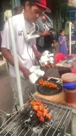 Street-food preparation