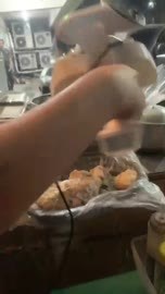 Food preparation close view