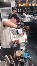 Cafe beverage preparation